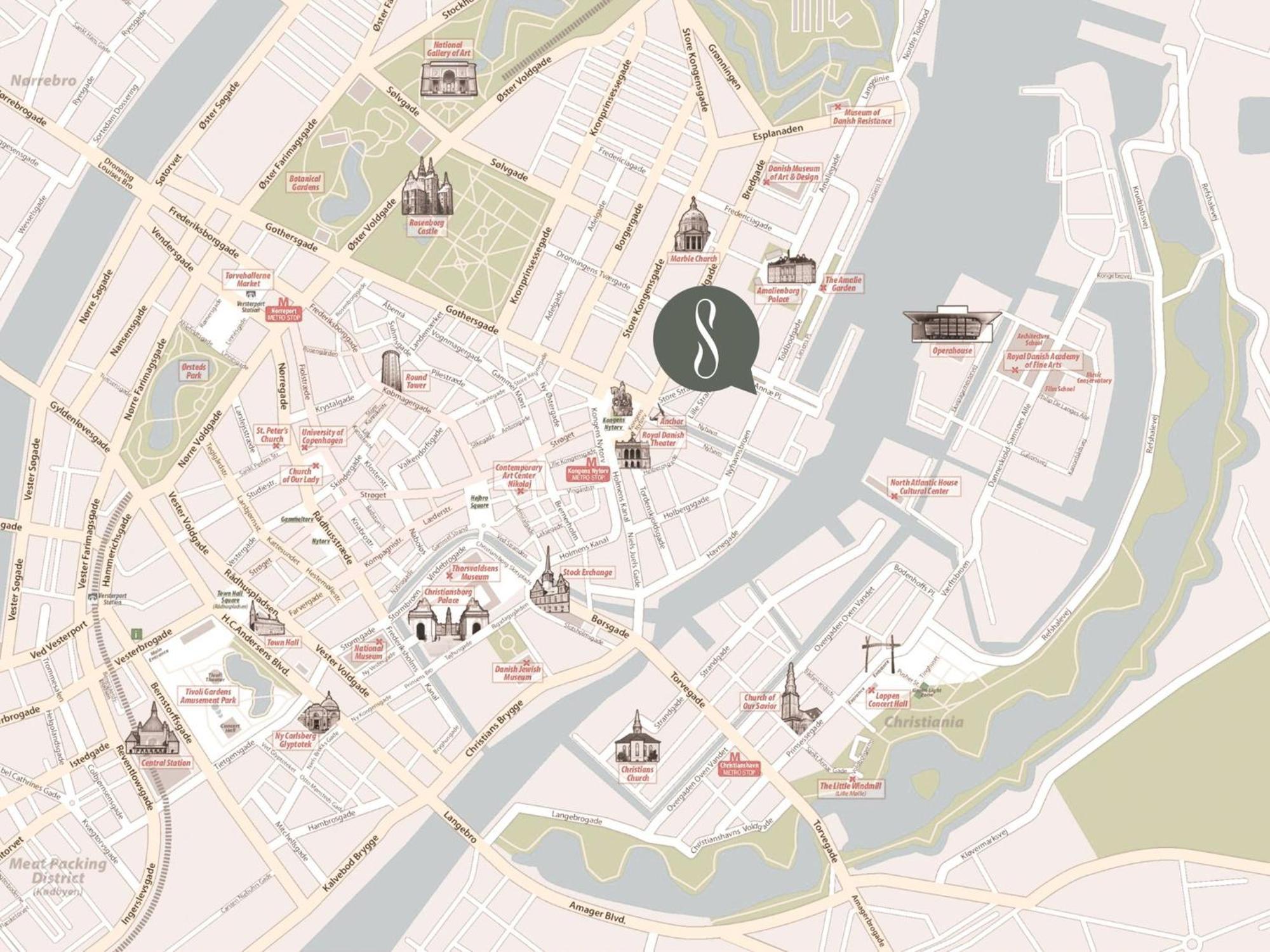 Sanders Square - Spacious Six-Bedroom Apartment Near Amalienborg Copenhagen Luaran gambar